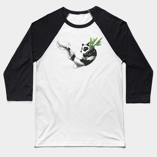 Bamboo Shark Baseball T-Shirt by KristenOKeefeArt